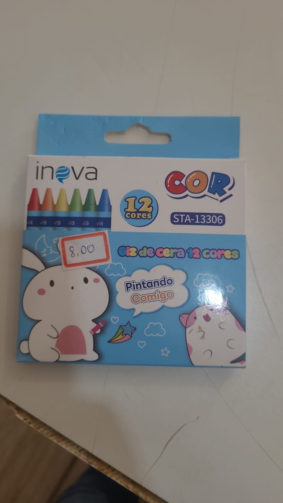 Giz de Cera 12 cores STA 1330