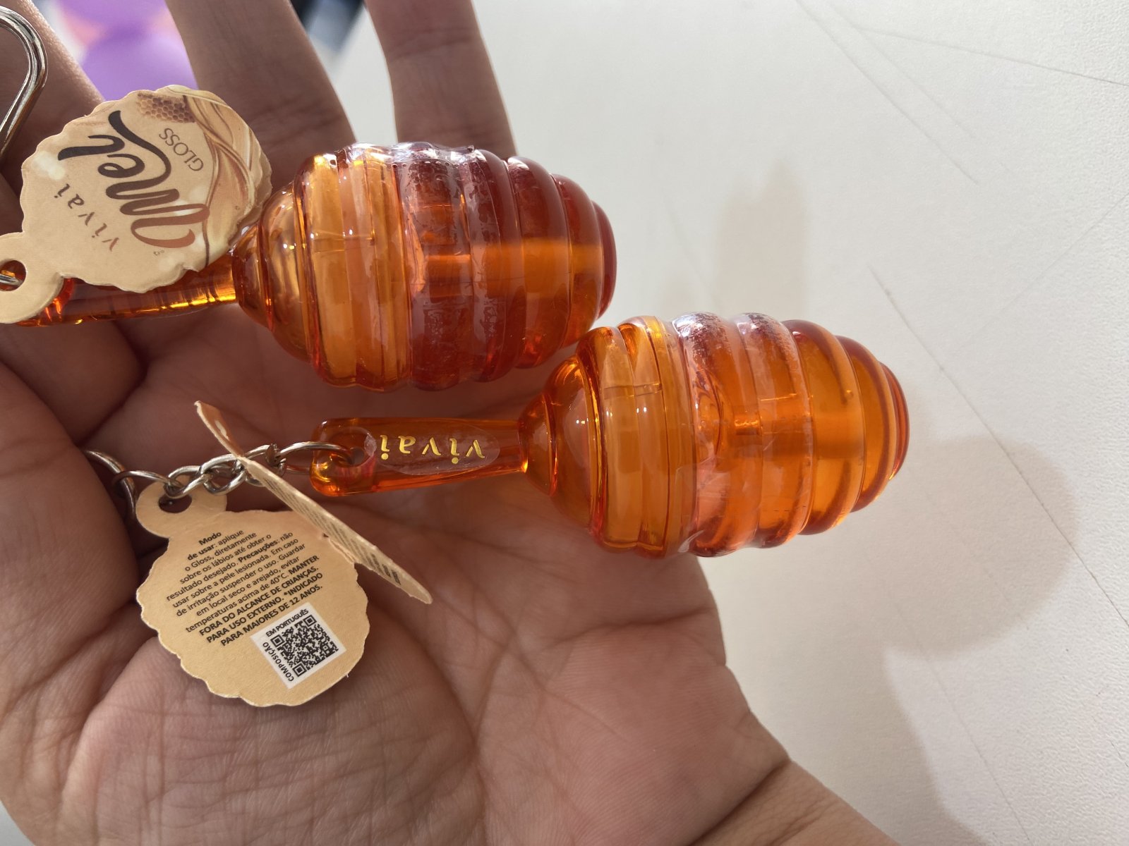 Gloss Chaveiro Mel Vivai