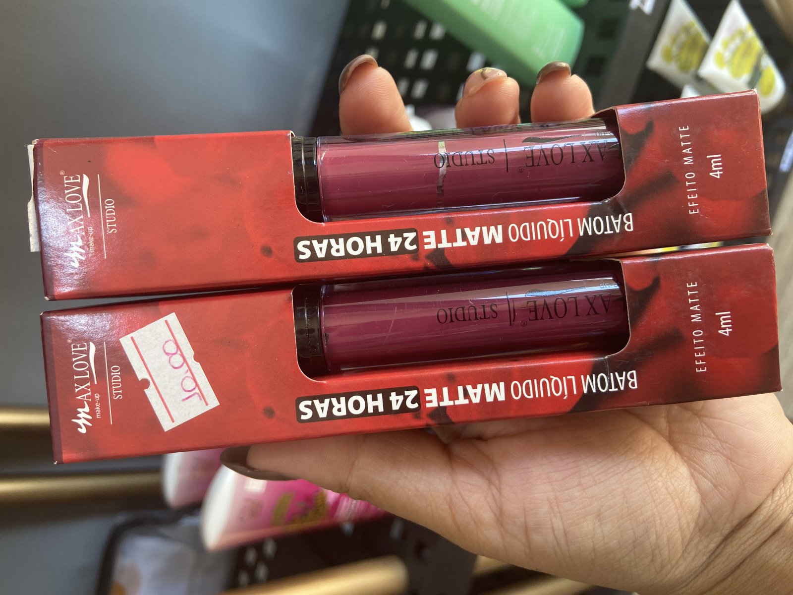 Batom Liquido Matte 24H Max Love