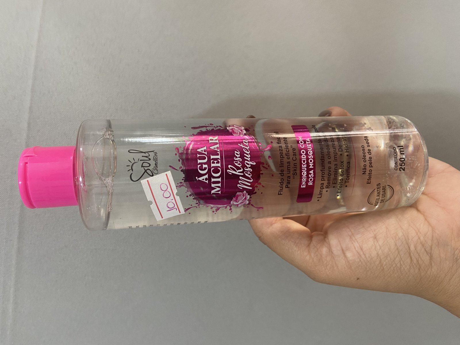 Agua Micelar Rosa Mosqueta 250ml Soul
