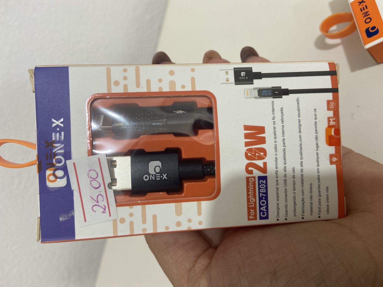Cabo Iphone LED 1M CAO-7802