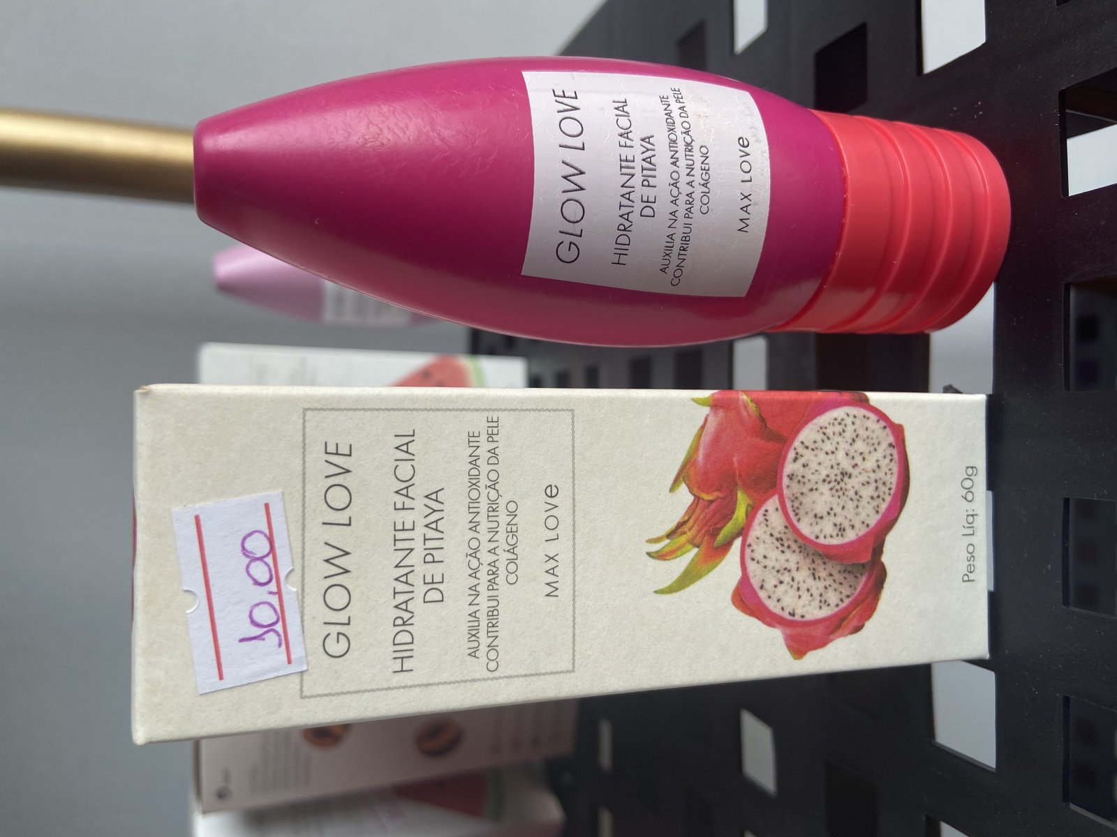 Hidratante Facial Glow Love Pitaya 60g Max Love