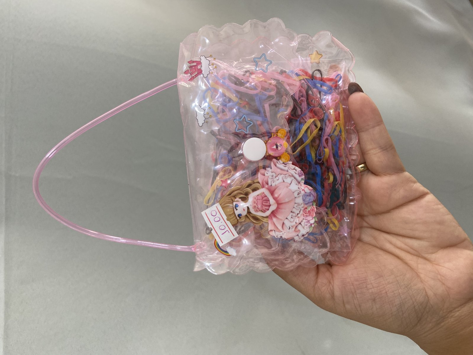 Bolsinha com Elastico  de Silicone grosso