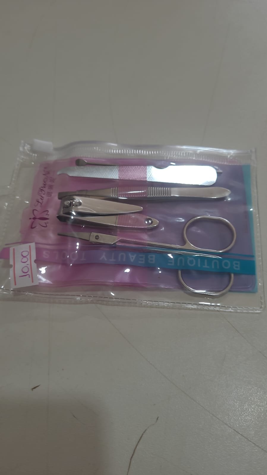 Kit Sobrancelha e Manicure 5 Peças