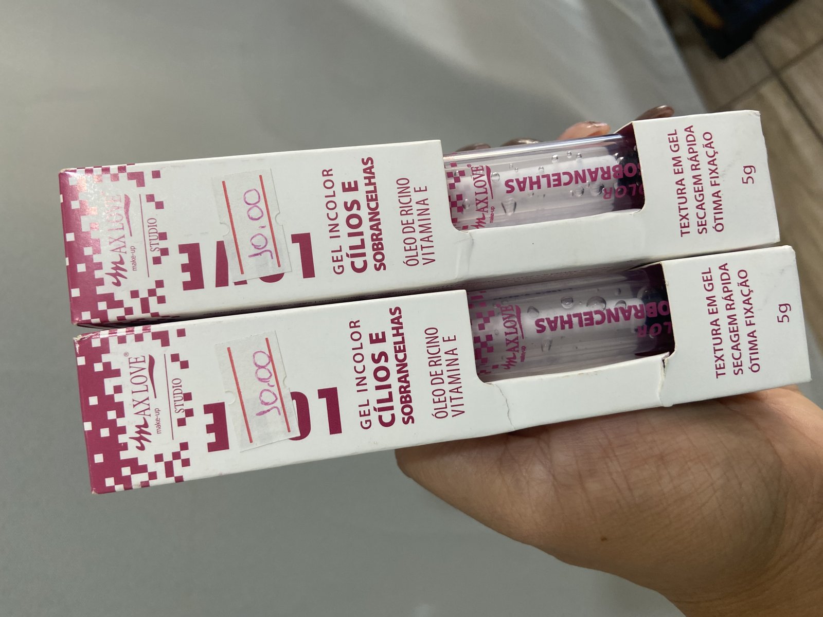 Mascara Incolor Para Cilios e Sobrancelhas Max Love