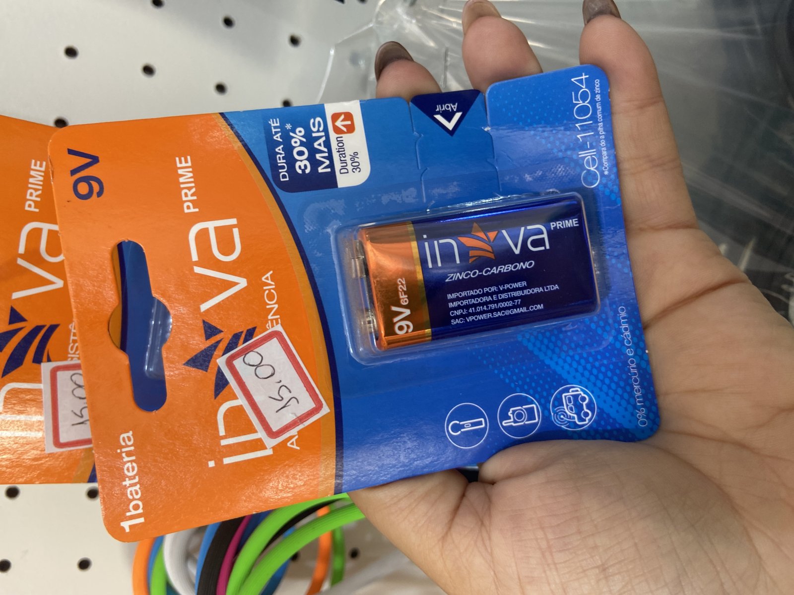 Pilha 9V CELL-11054