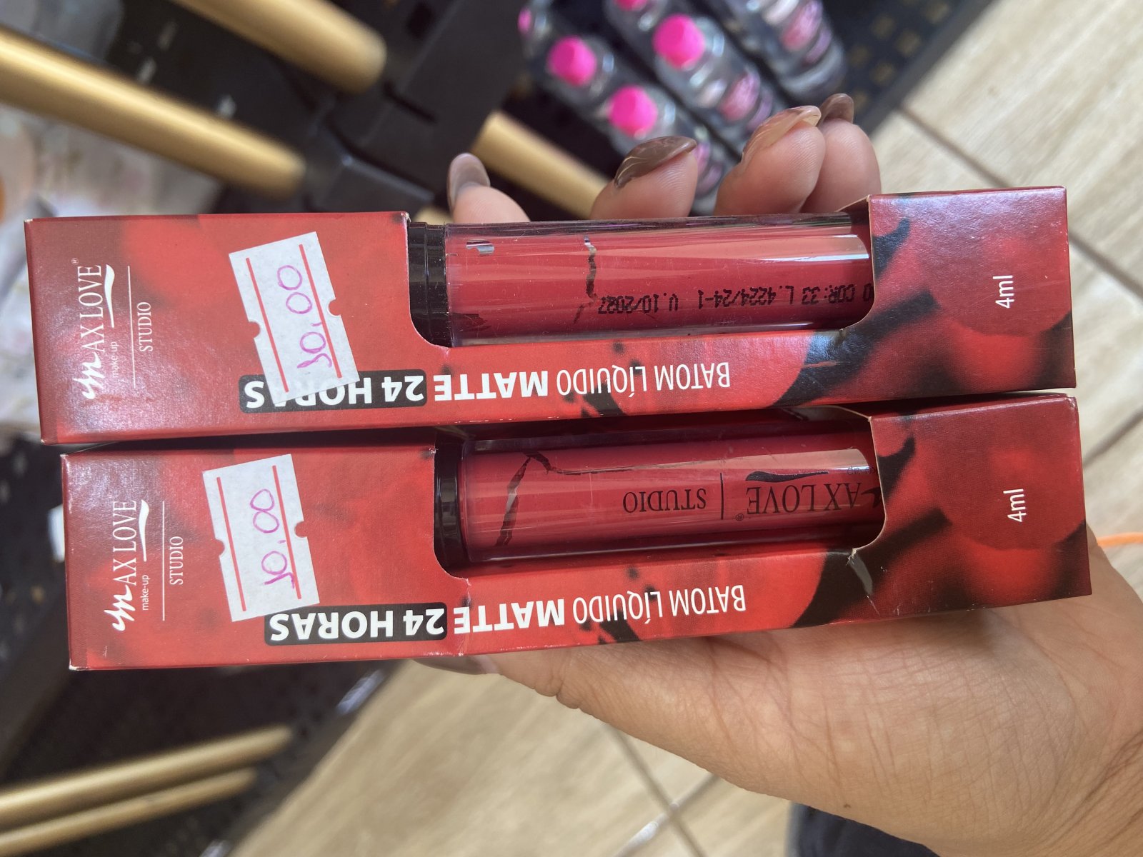Batom Liquido Matte 24H Max Love Cor 33