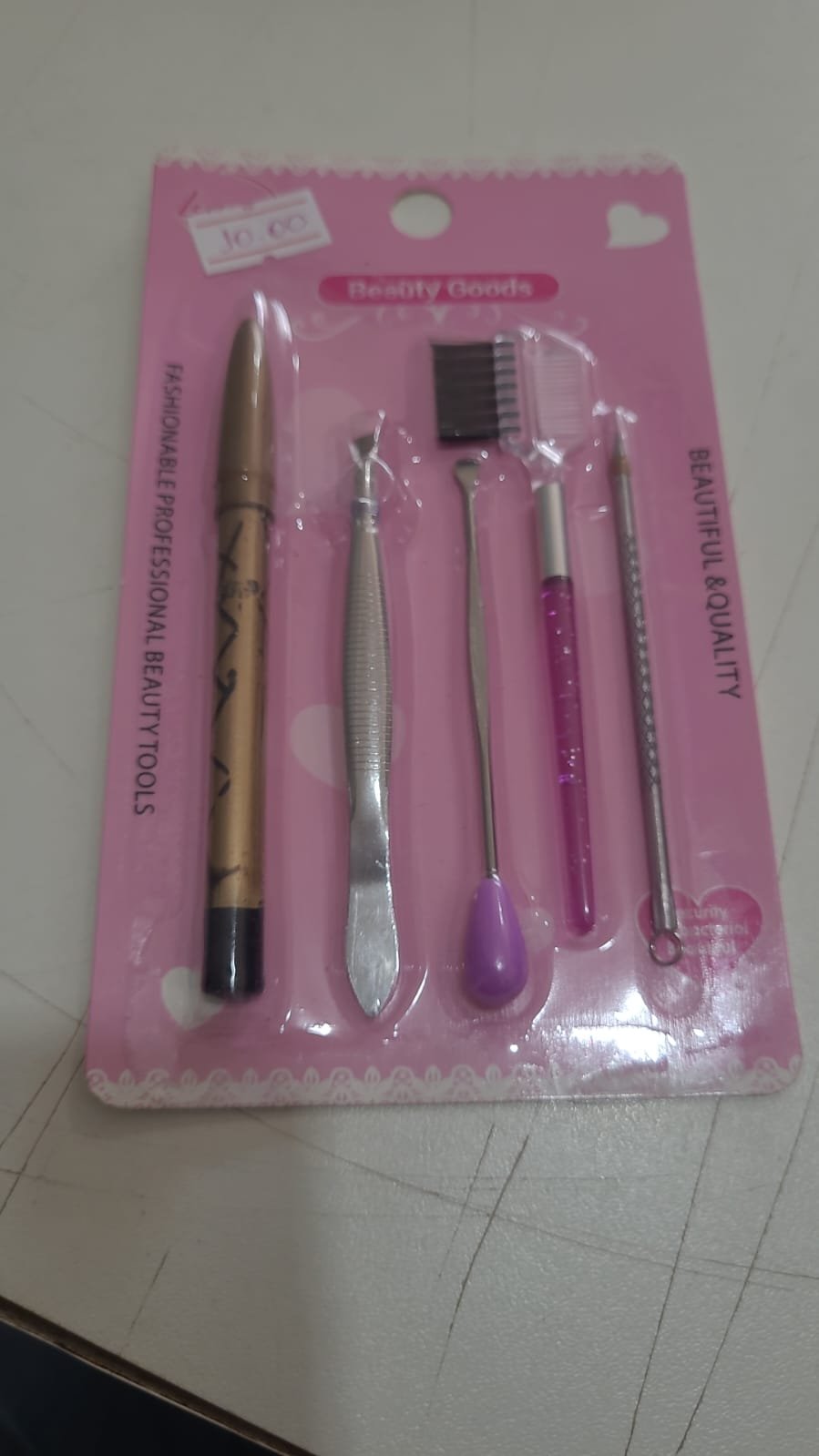 KIT SOBRANCELHA COM 5 PEÇAS