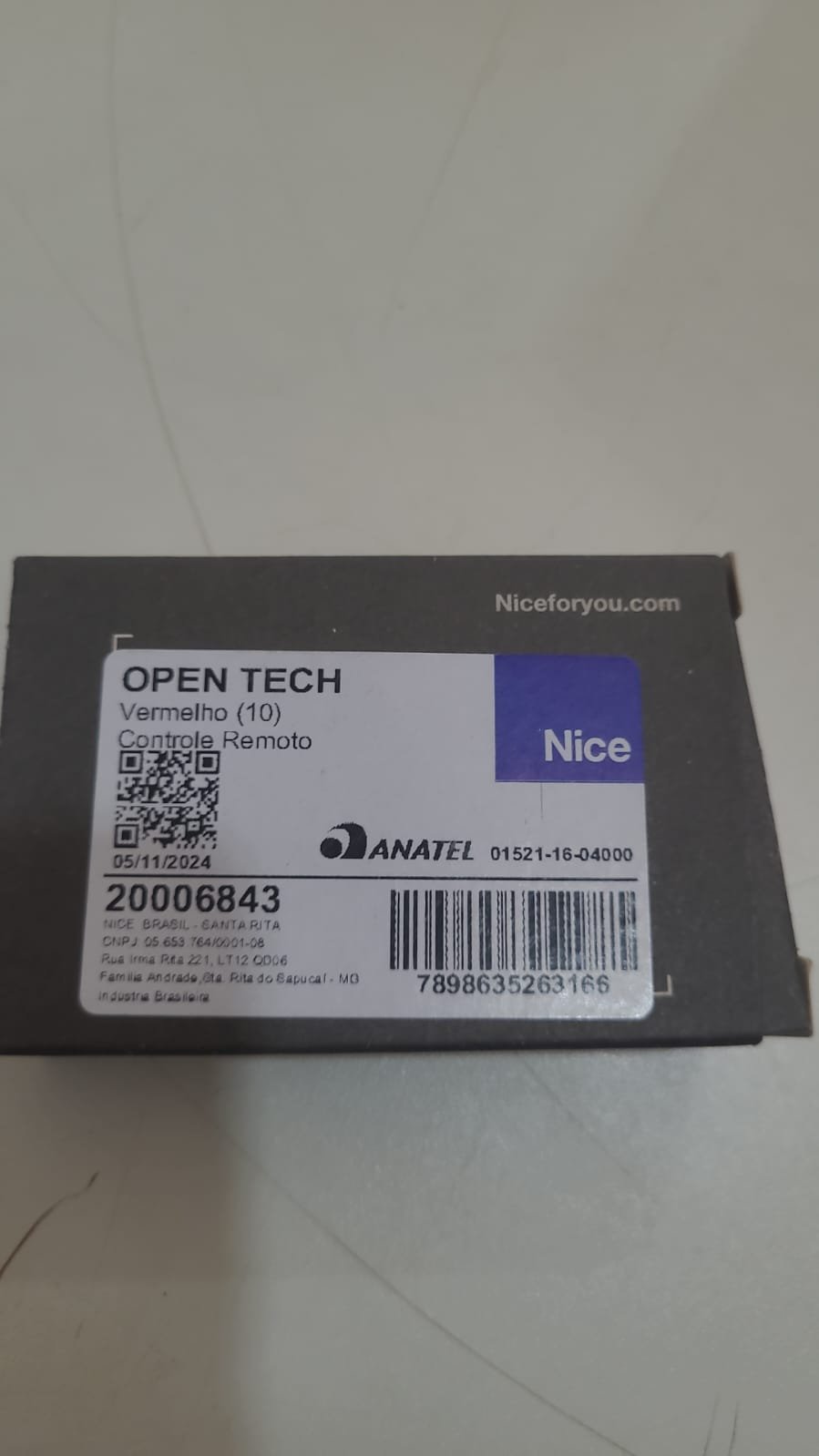 CONTROLE REMOTO OPEN TECH