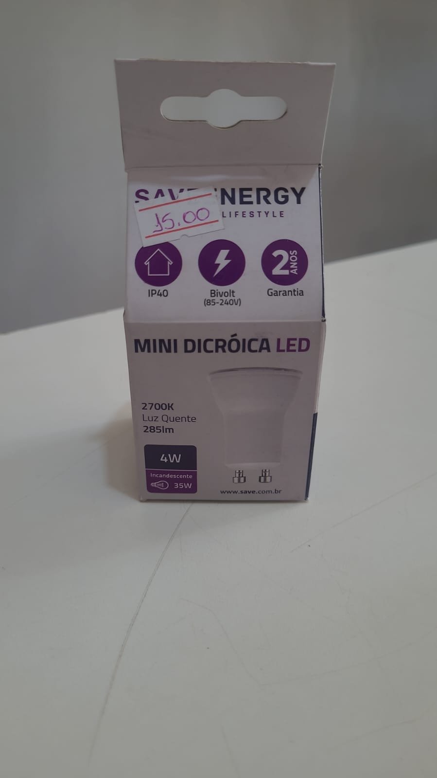 MINI dicroica led save energy