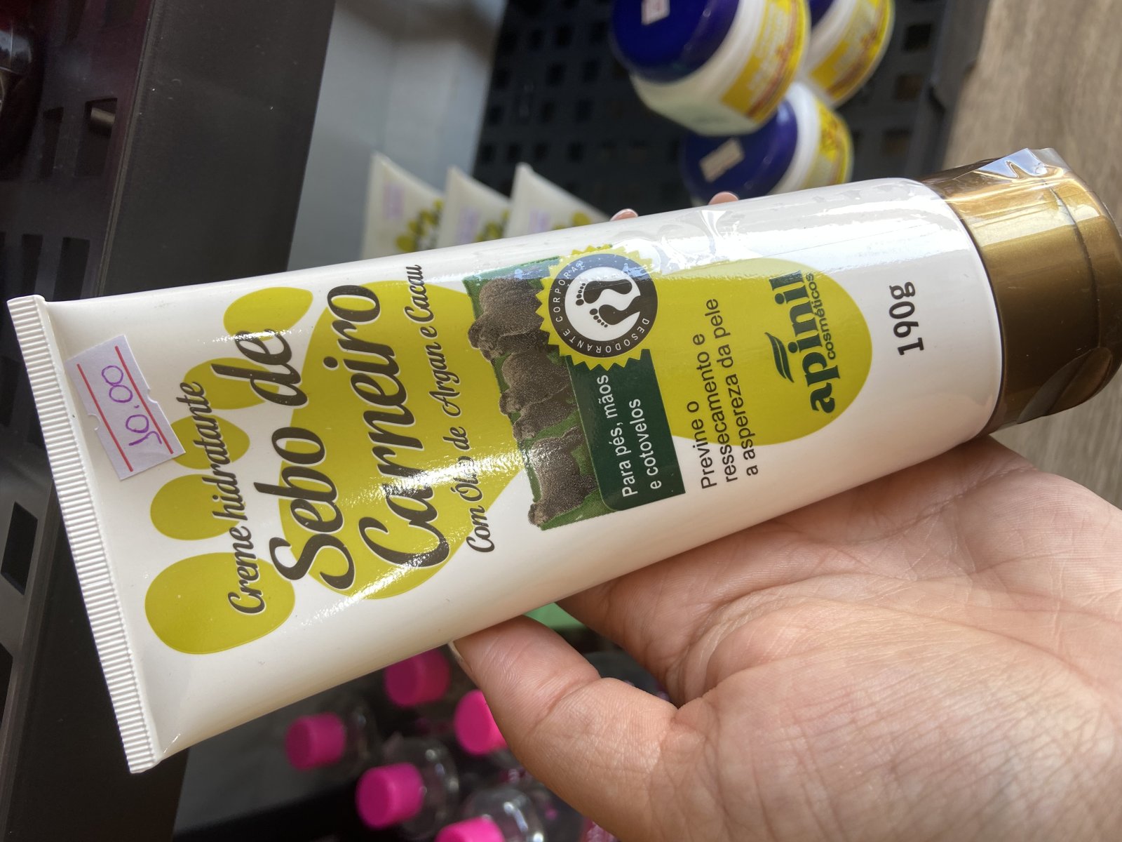 Creme Hidratante Sebo de Carneiro
