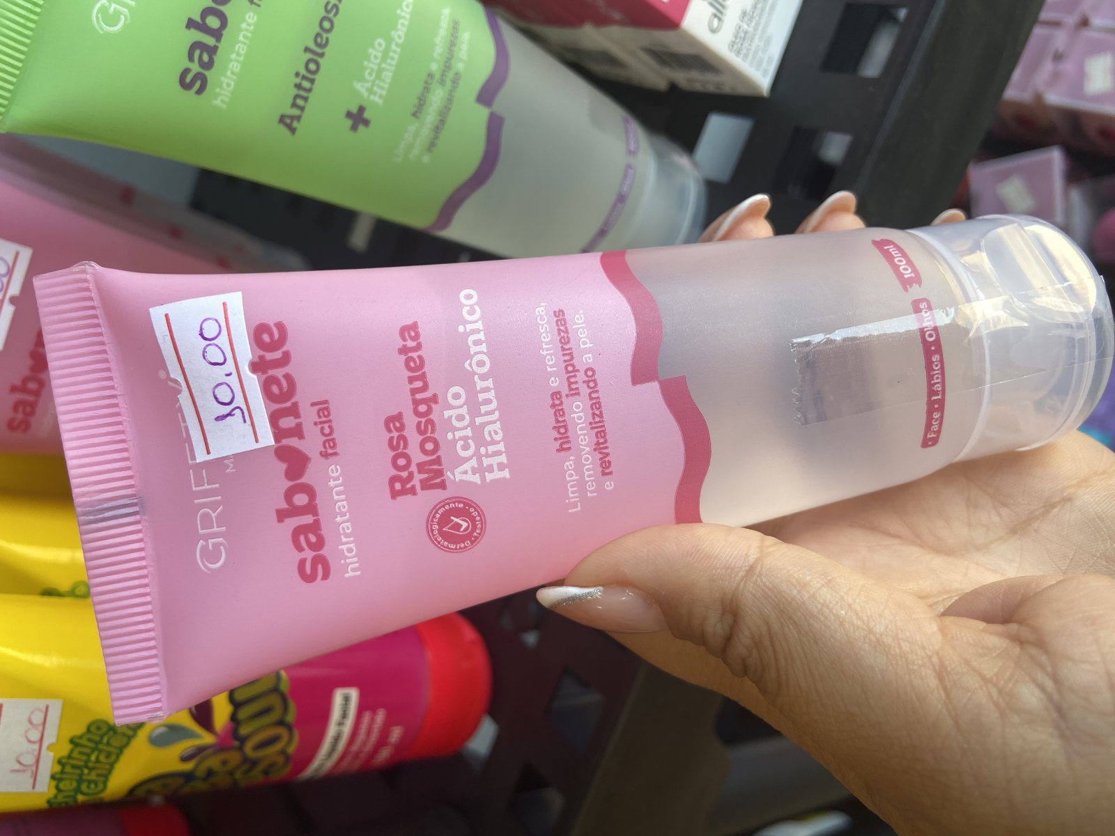 Sabonete Hidratante Facial- Rosa Mosqueta