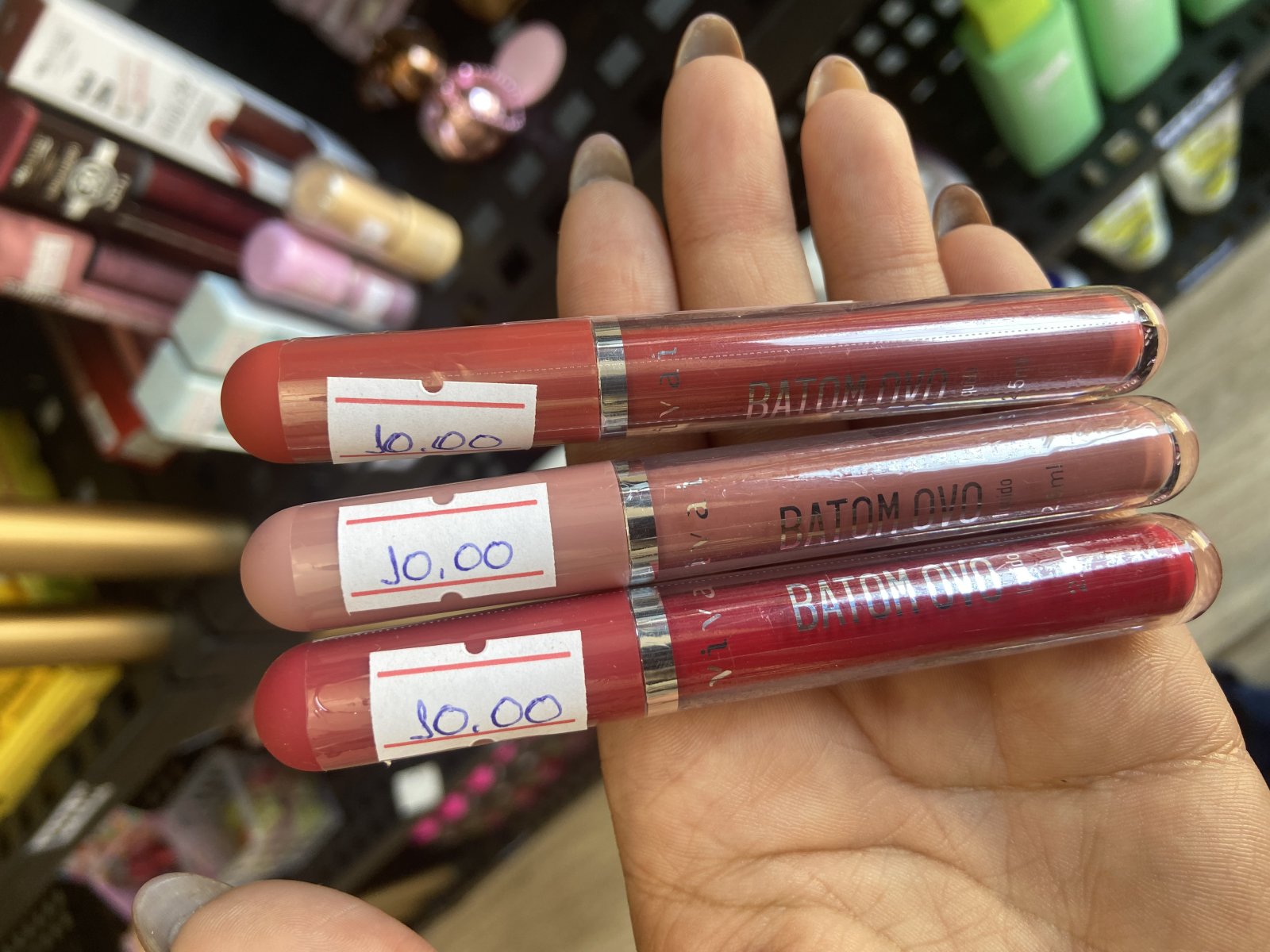 Batom Liquido Matte Ovo/Cores Sortidas