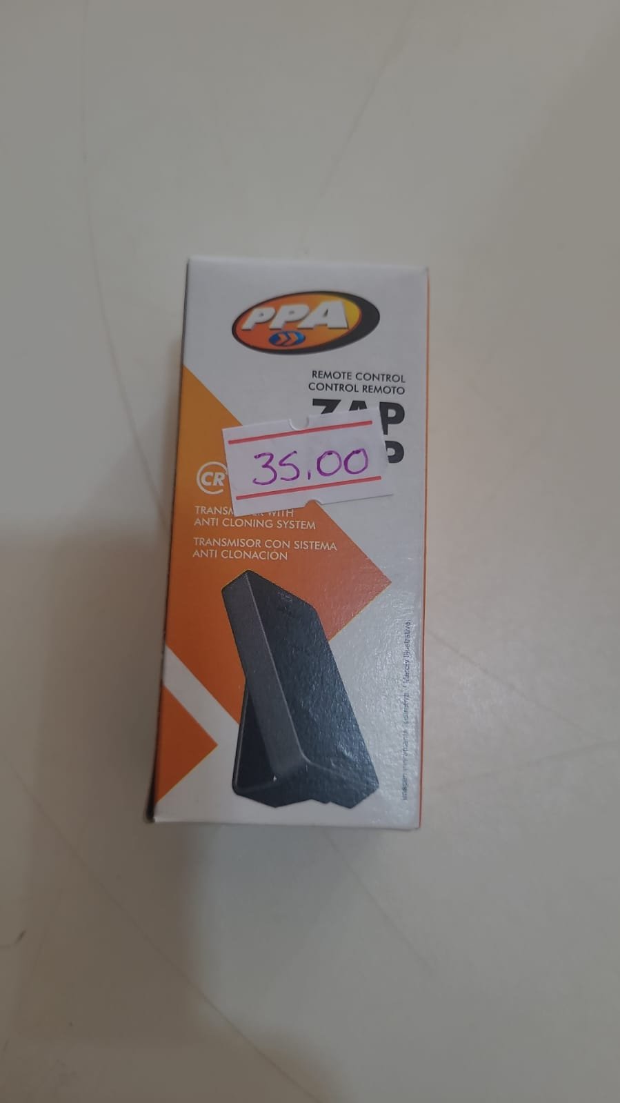 CONTROLE REMOTO ZAP/POP PPA