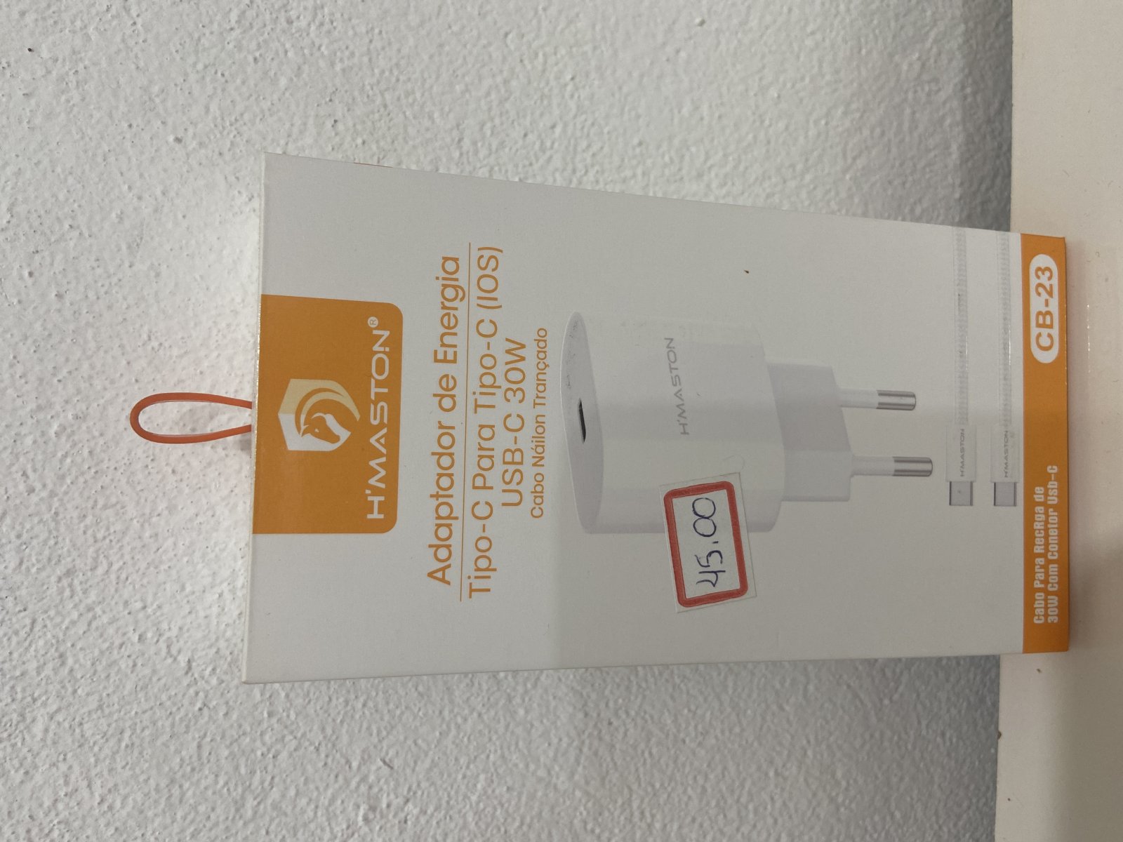 Adaptador de Energia tipo C para Tipo C (IOS) Hmaston