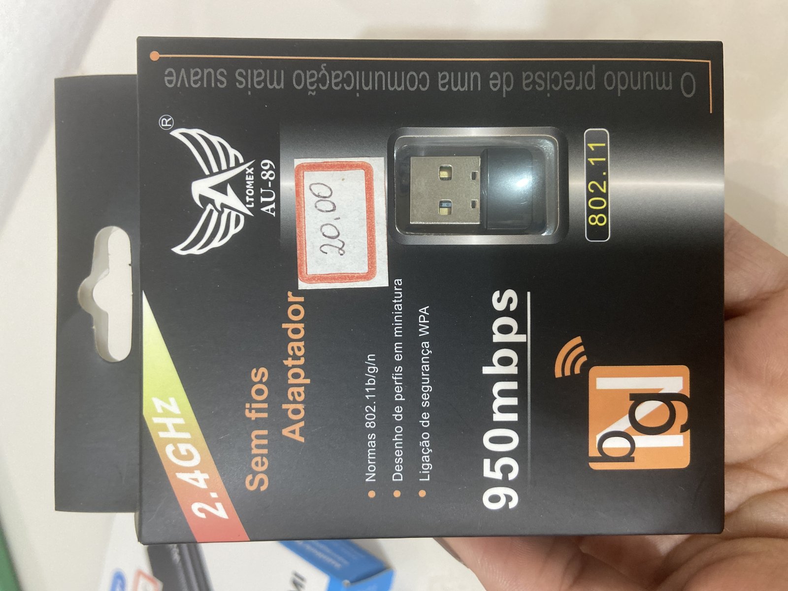 Adaptador USB sem fios